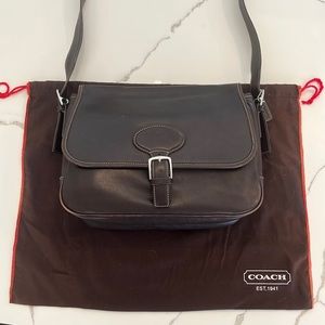 Chocolate Brown AUTHENTIC Coach Purse w FREE Coin Wallet